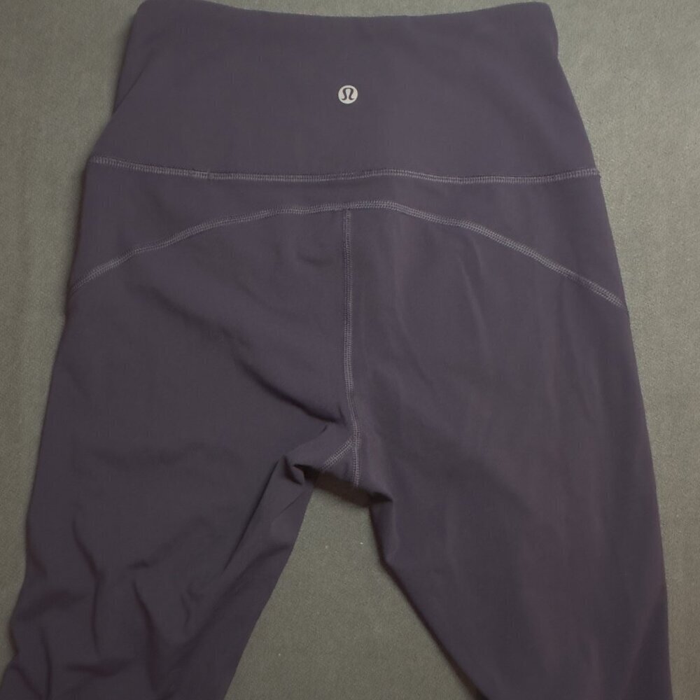 🍇 Lululemon Anew Crop (21") - Black Grape - Size 6 - Excellent Condition 💜 - Picture 11 of 16